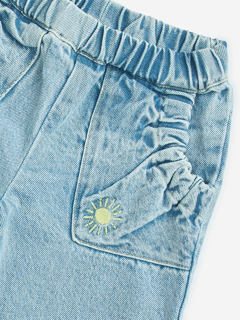 HOP Kids Blue Denim Shorts