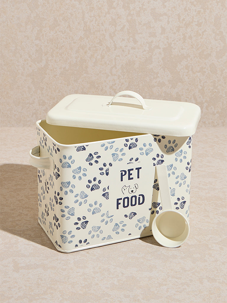 Westside Home White Pet Food Storage