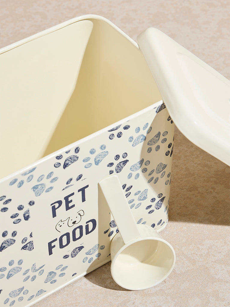 Westside Home White Pet Food Storage