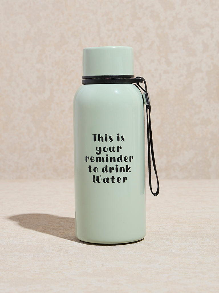 Westside Home Mint Typographic Water Bottle