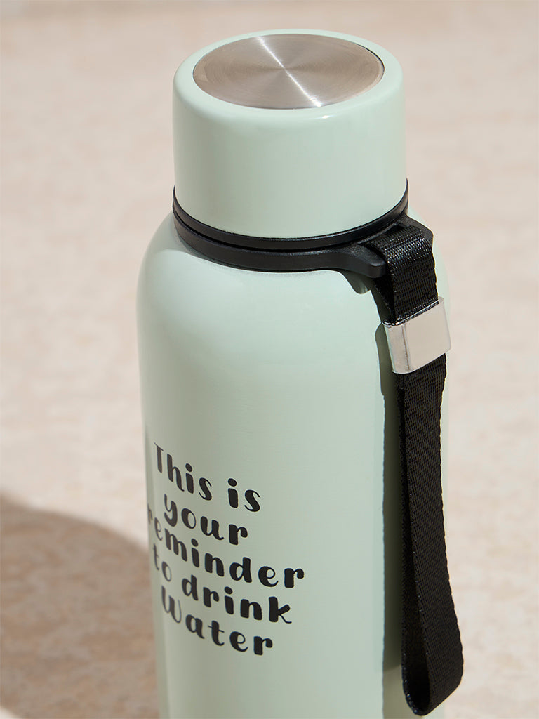 Westside Home Mint Typographic Water Bottle