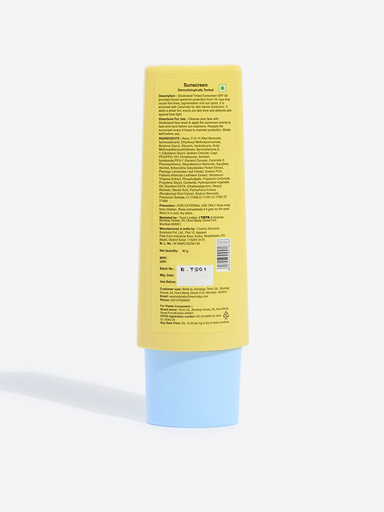 Studiowest Busy Me SPF 50 PA++++ Tinted Sunscreen - 40 gm