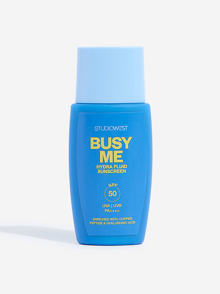 Studiowest Busy Me SPF 50 PA++++ Hydra Fluid Sunscreen - 50 gm