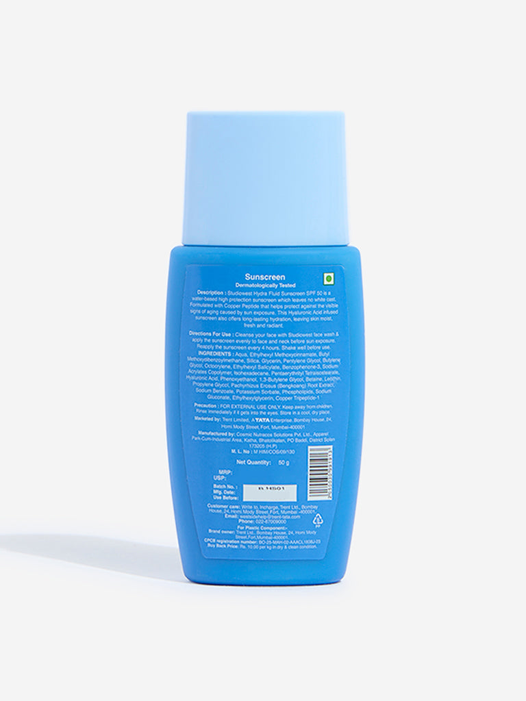 Studiowest Busy Me SPF 50 PA++++ Hydra Fluid Sunscreen - 50 gm