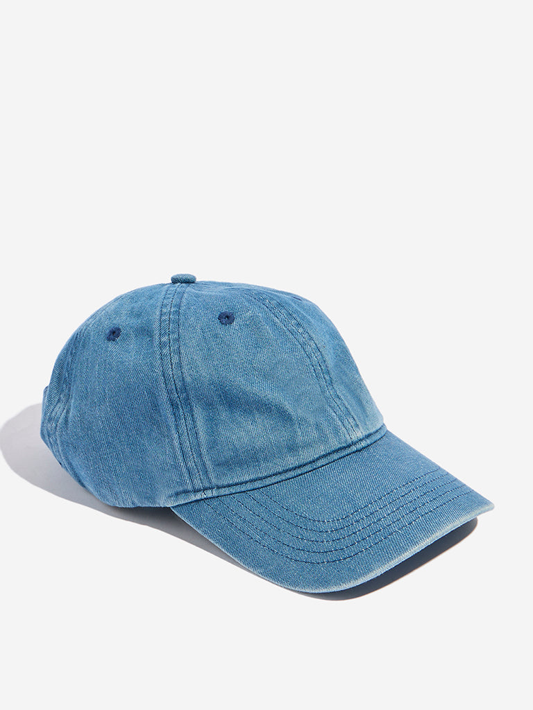 Westside Accessories Blue Denim Cap