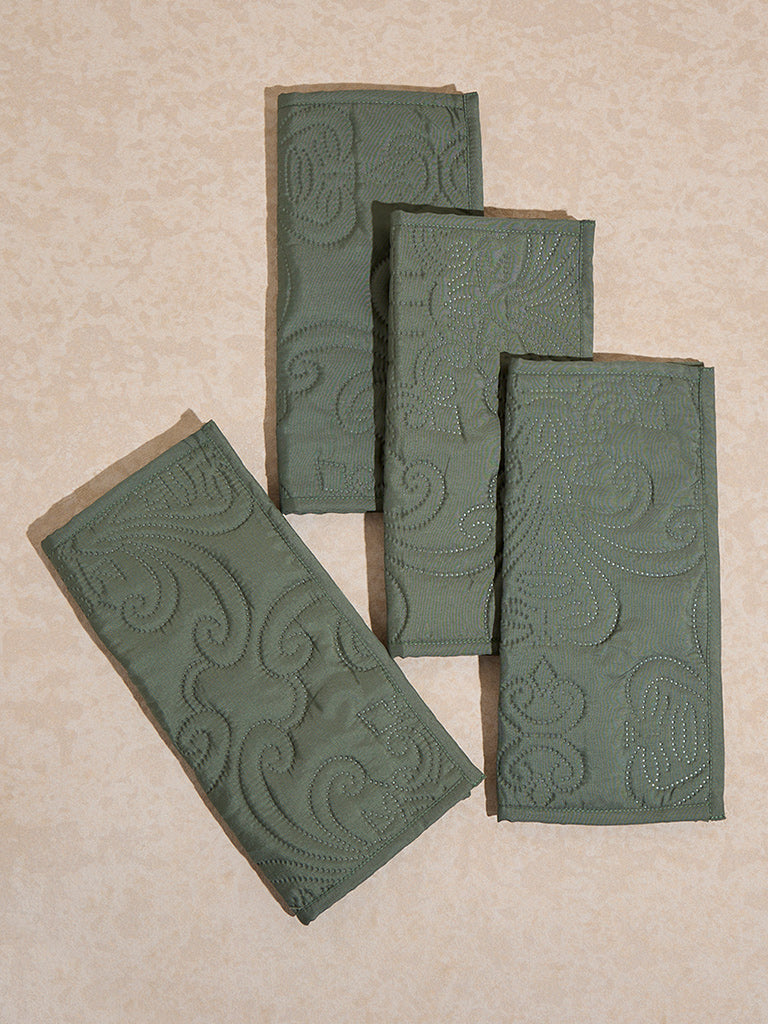 Westside Home Sage Heat Seal Placemats (Set of 4)