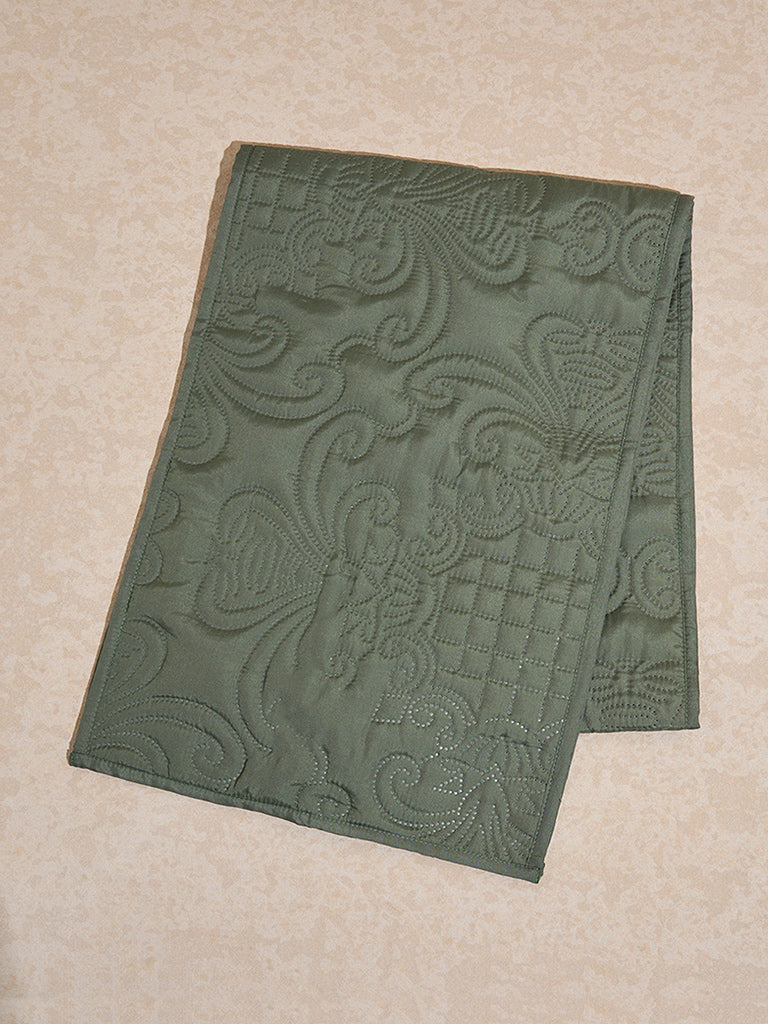 Westside Home Sage Heat Seal Table Runner