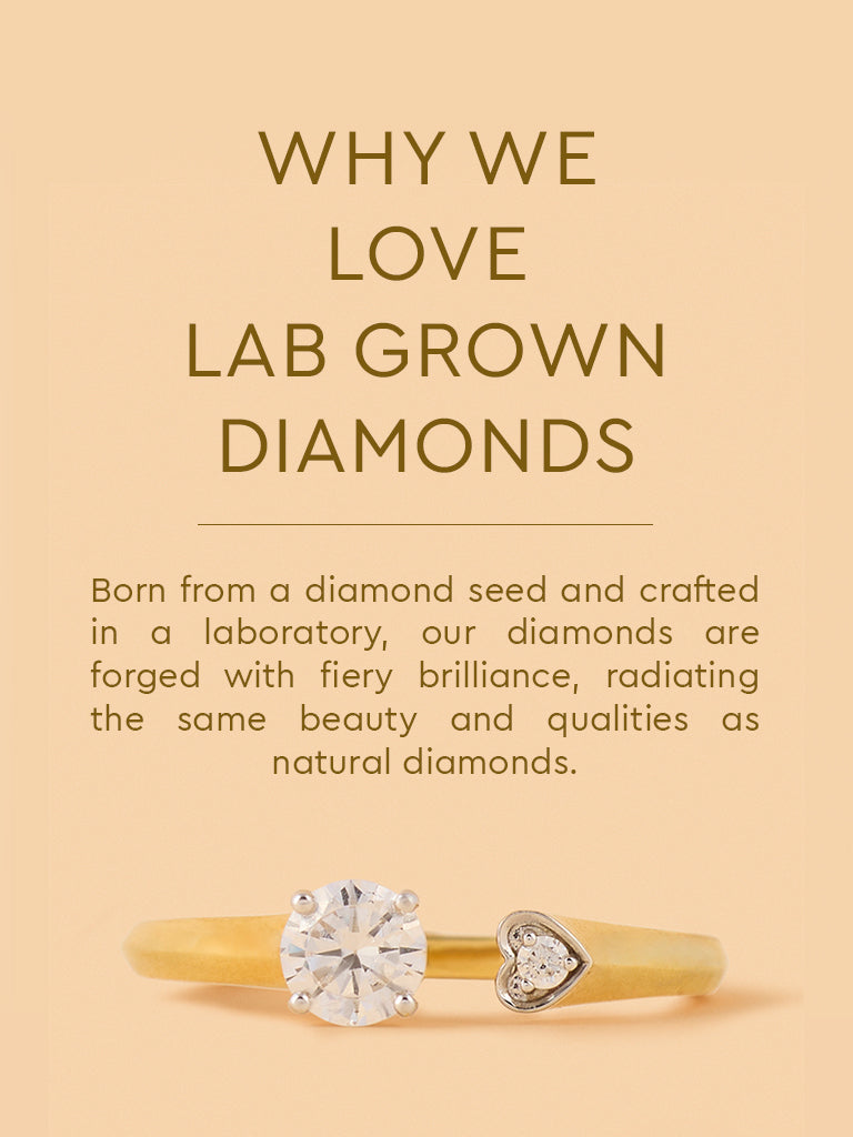 Westside X Pome Twinlab Diamond Heart Open Ring