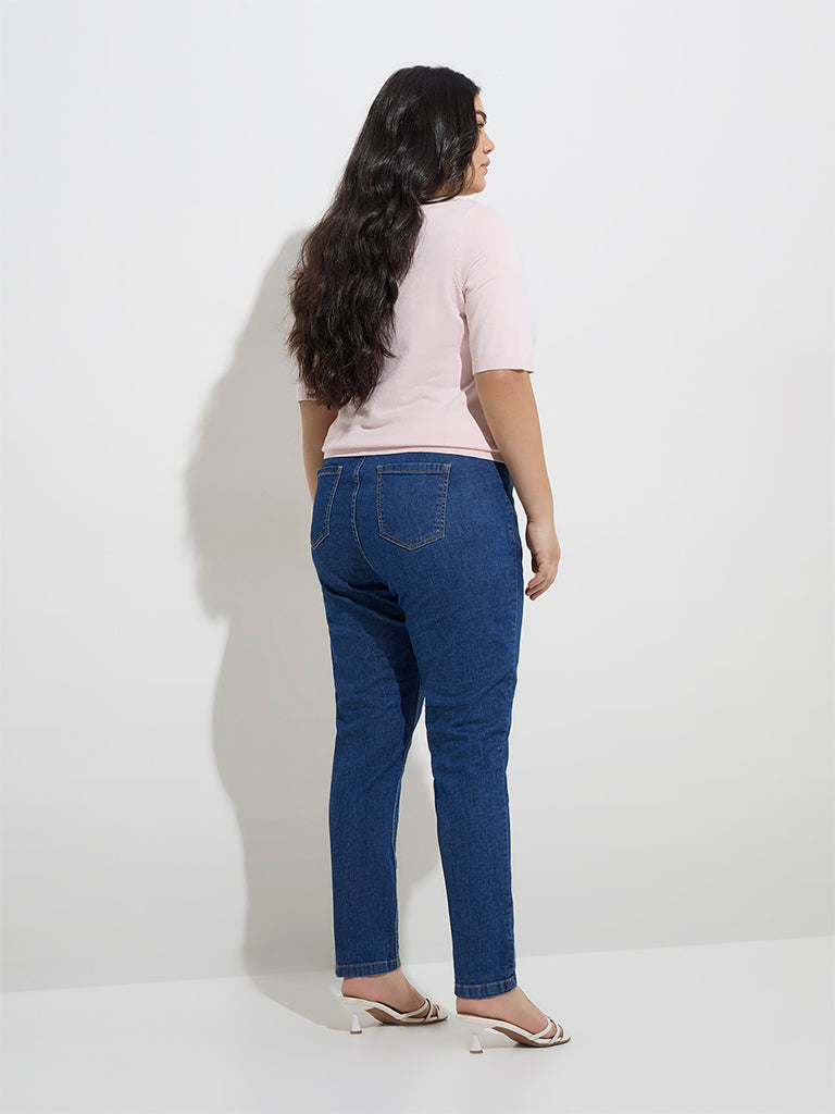 Gia Blue Mid-Rise Denim Jeggings