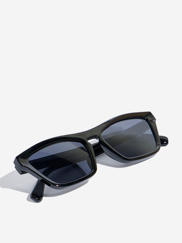 Westside Accessories Black Cat Eye Sunglasses with Pouch