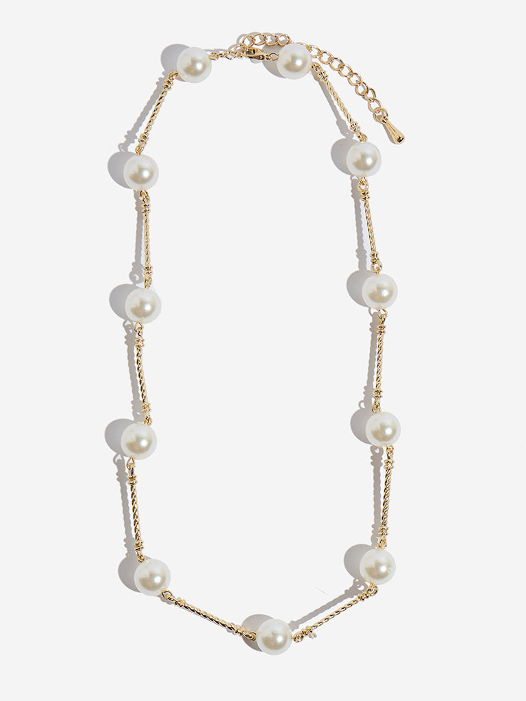 Westside Accessories Big Pearl Necklace