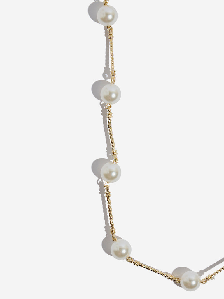 Westside Accessories Big Pearl Necklace