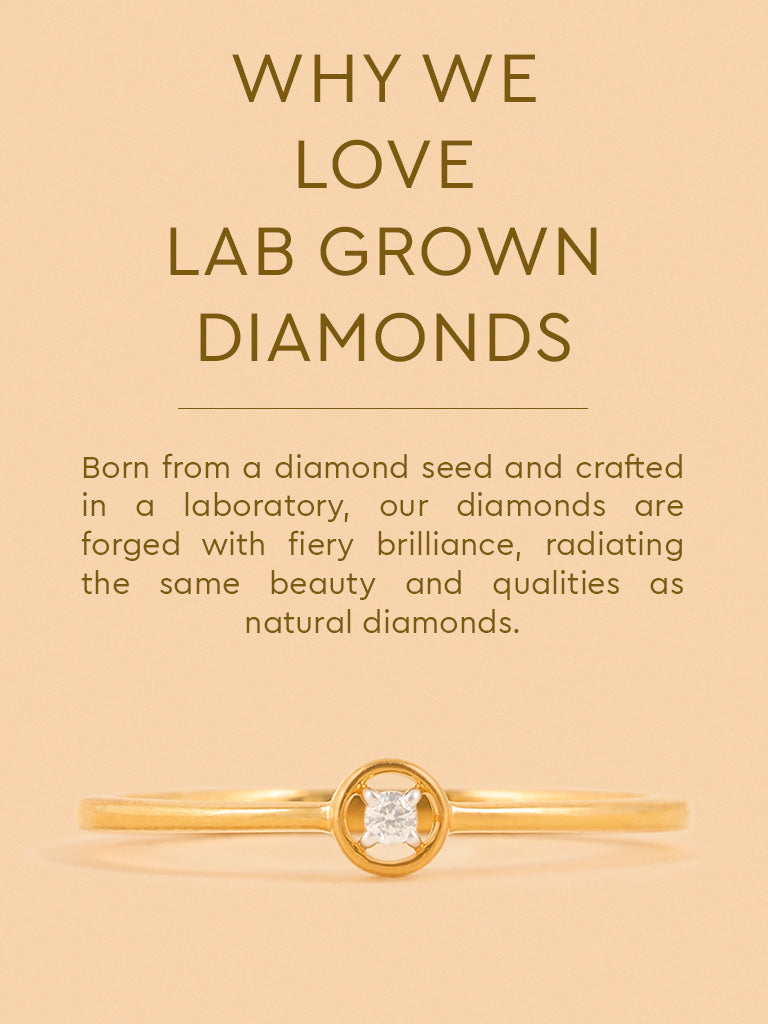 Westside X Pome Gold Solitaire Sparkle Ring