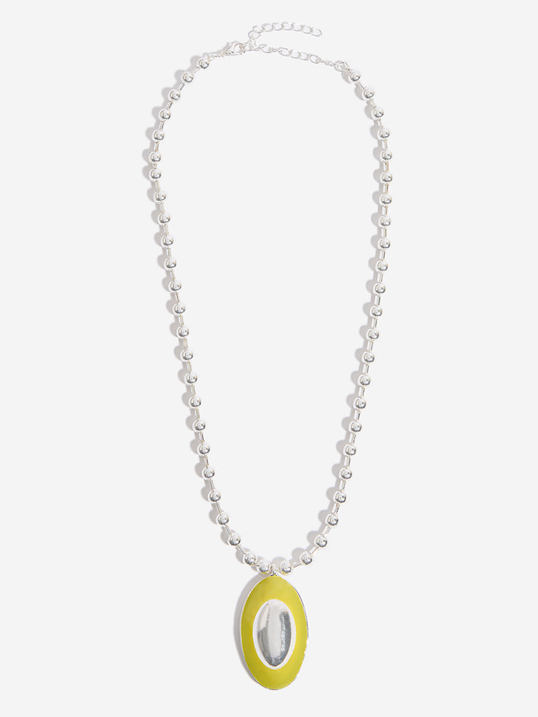 Westside Accessories Silver Ball Pendant Necklace