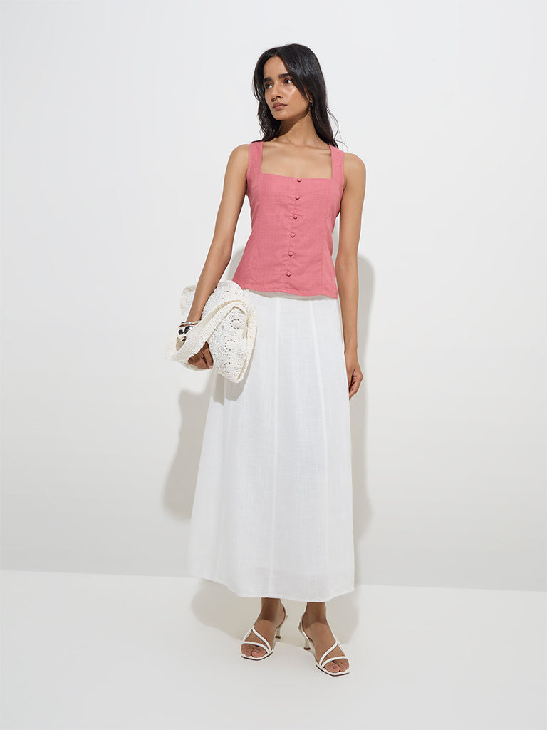 LOV Pink Solid Top