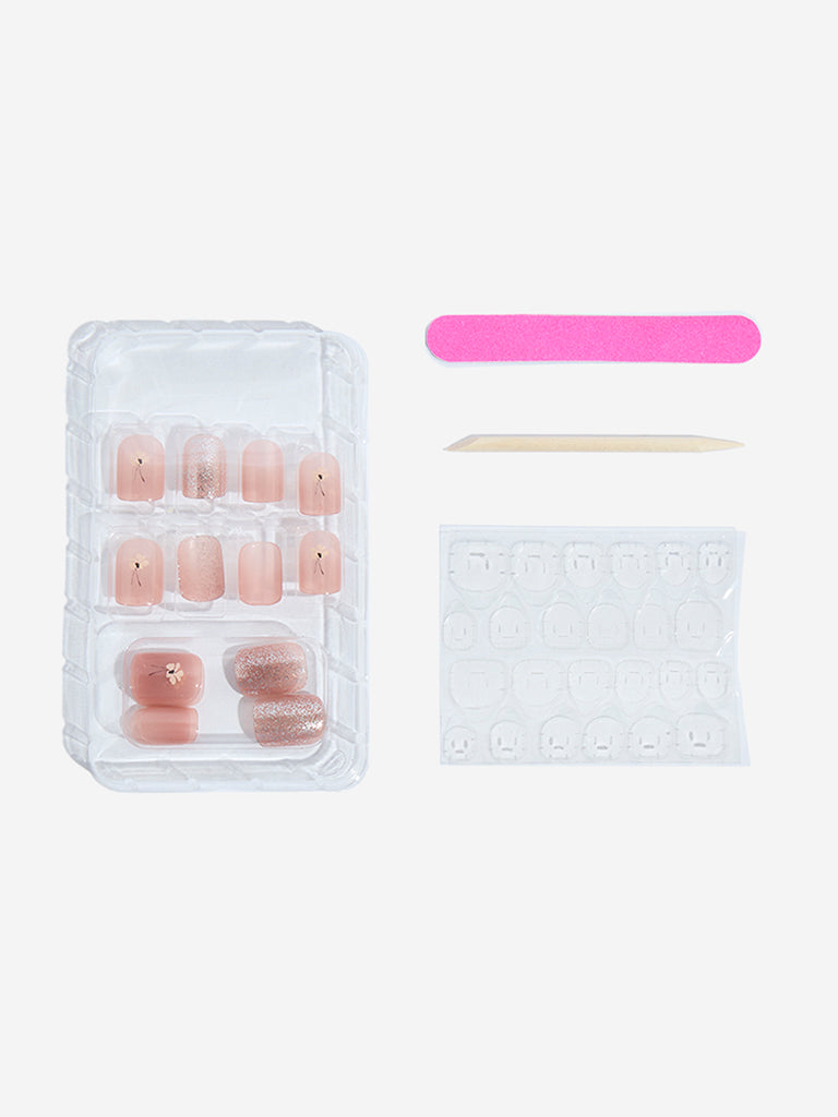 Studiowest Pink Jelly Press-On Nail Set