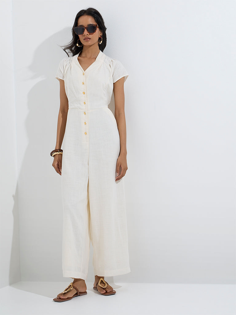 LOV Off-White Jumpsuit