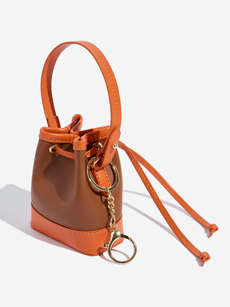 Westside Accessories Brown Mini Satchel Bag Charm