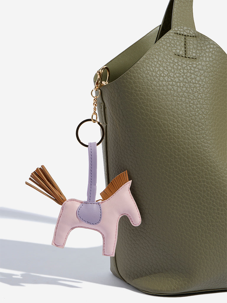Westside Lilac Animal Bag Charm