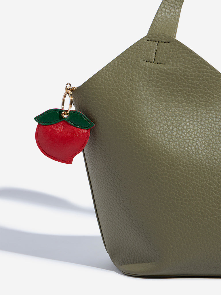 Westside Red Apple Bag Charm
