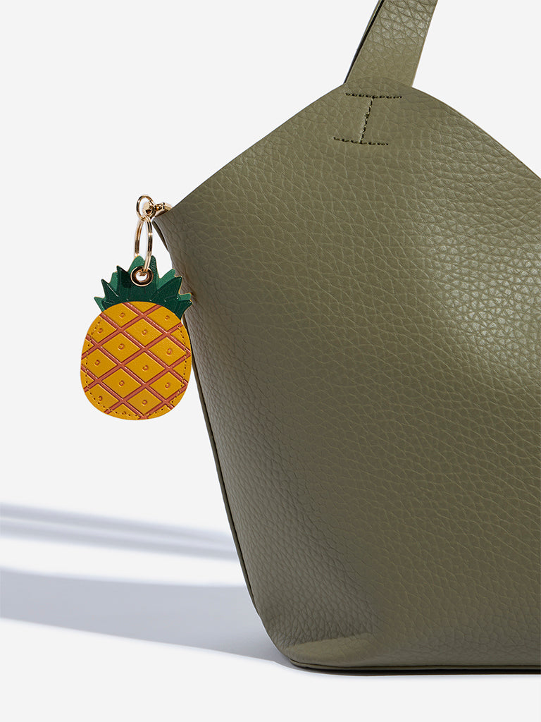 Westside Yellow Pineapple Bag Charm