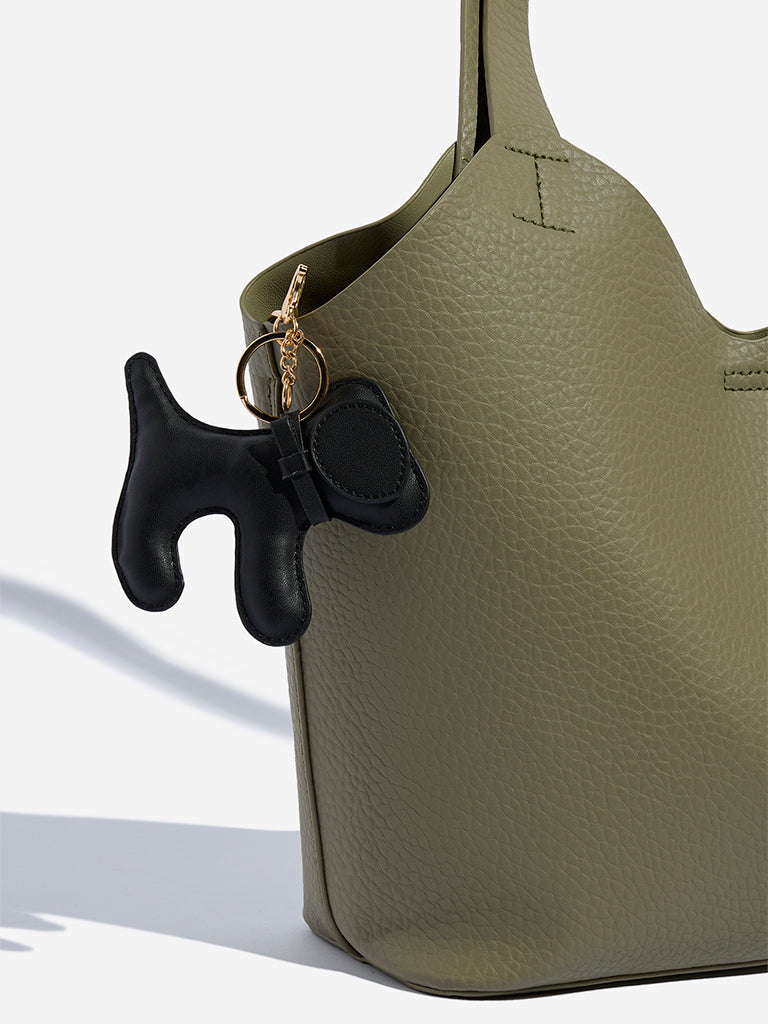 Westside Black Animal Bag Charm