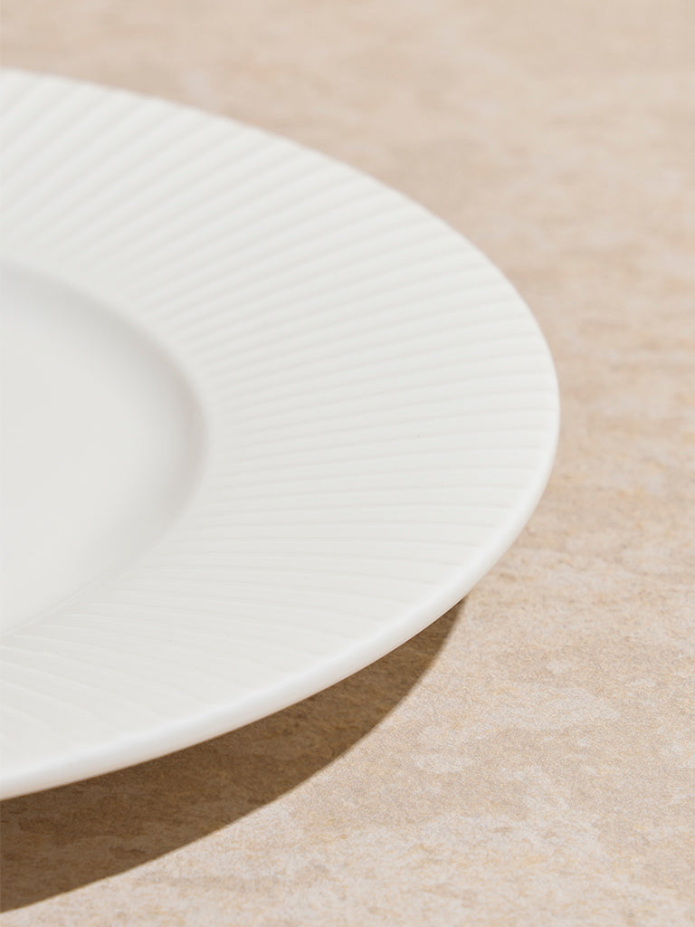Westside Home White Ripple Side Plate