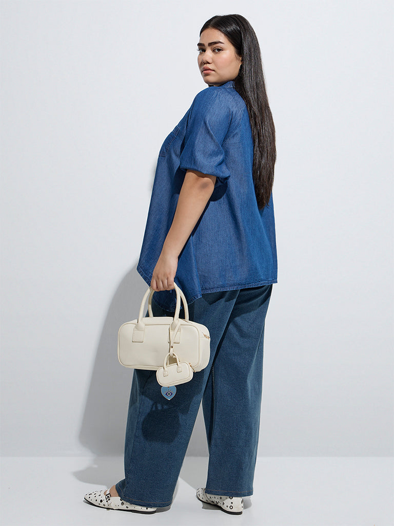 Gia Blue Denim Blouse