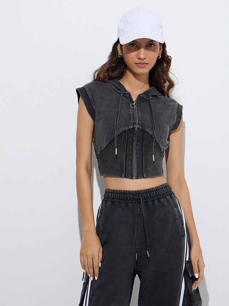 Studiofit Black Denim Jacket