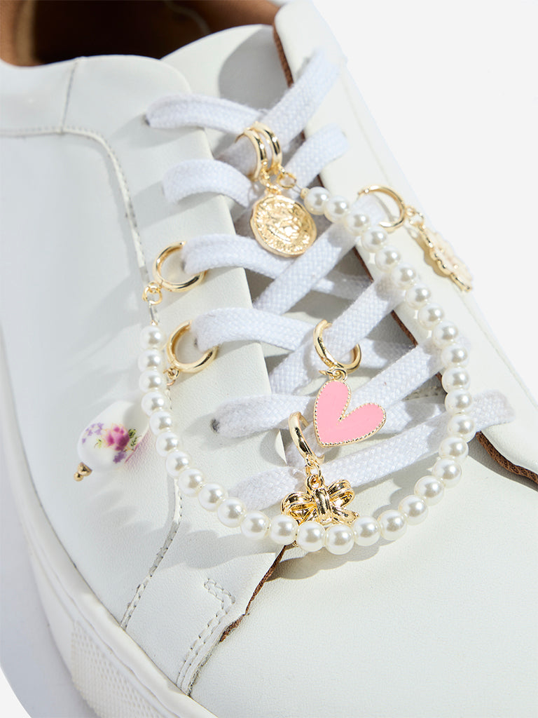 Westside Accessories Gold Cute Multi Charms Set - Pack of 6