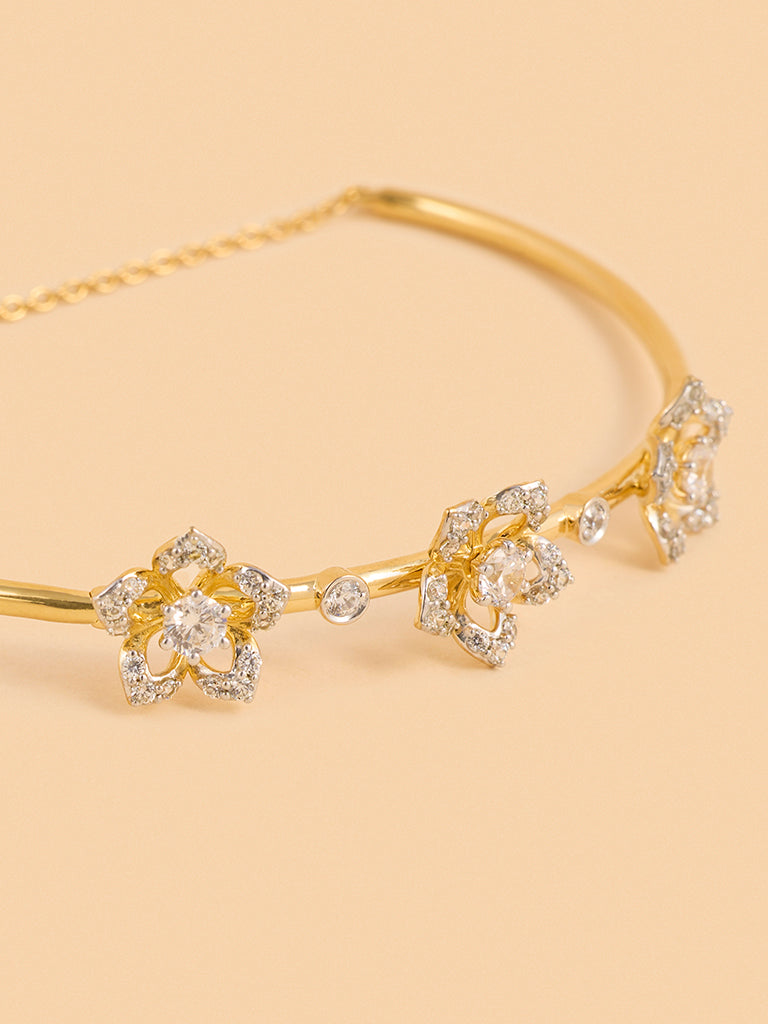 Westside X Pome Gold Floral Trio Bracelet