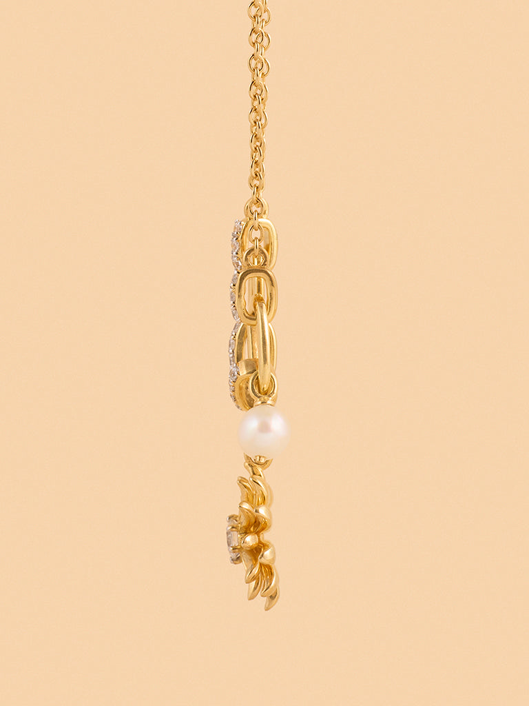 Westside X Pome Gold Pearl Daisy Necklace
