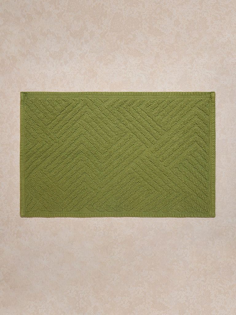 Westside Home Green Bath Mat