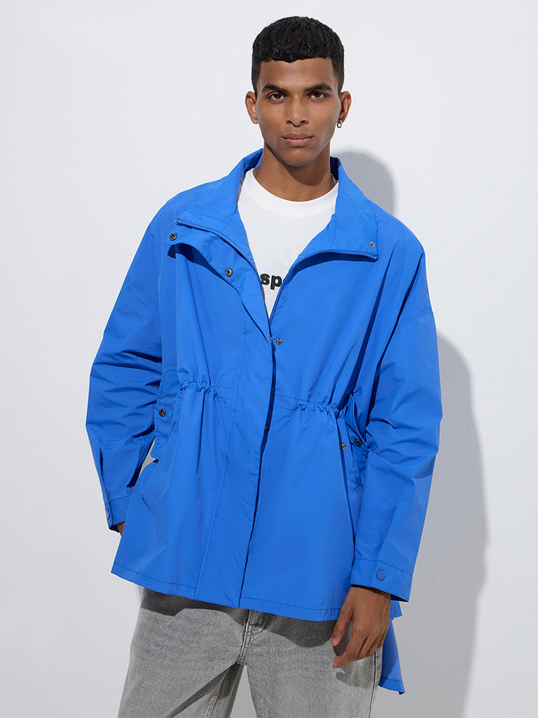 ジャケット・アウター NOT CONVENTIONAL blue plaid 2way blouson FUMIKA UCHIDA / COATED COTTON PLAID REVERSIBLE BLOUSON / BEIGE/D