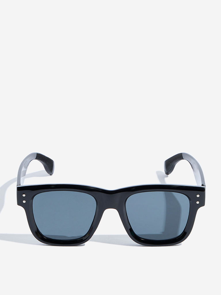 Westside Accessories Black Wayfarer Sunglasses with Pouch