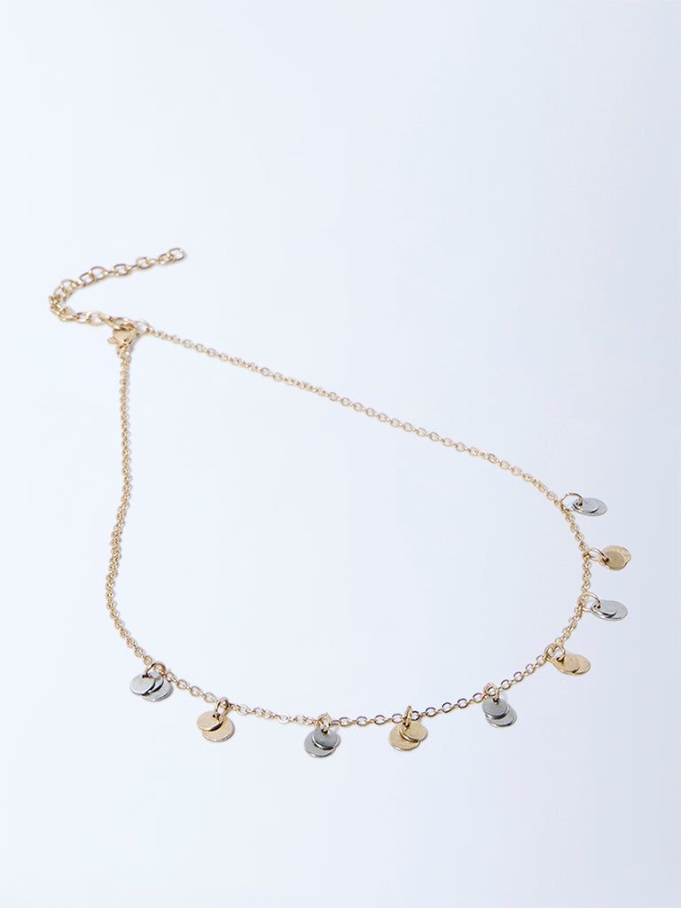 Westside Accessories Gold and Silver Dainty Chain Necklace