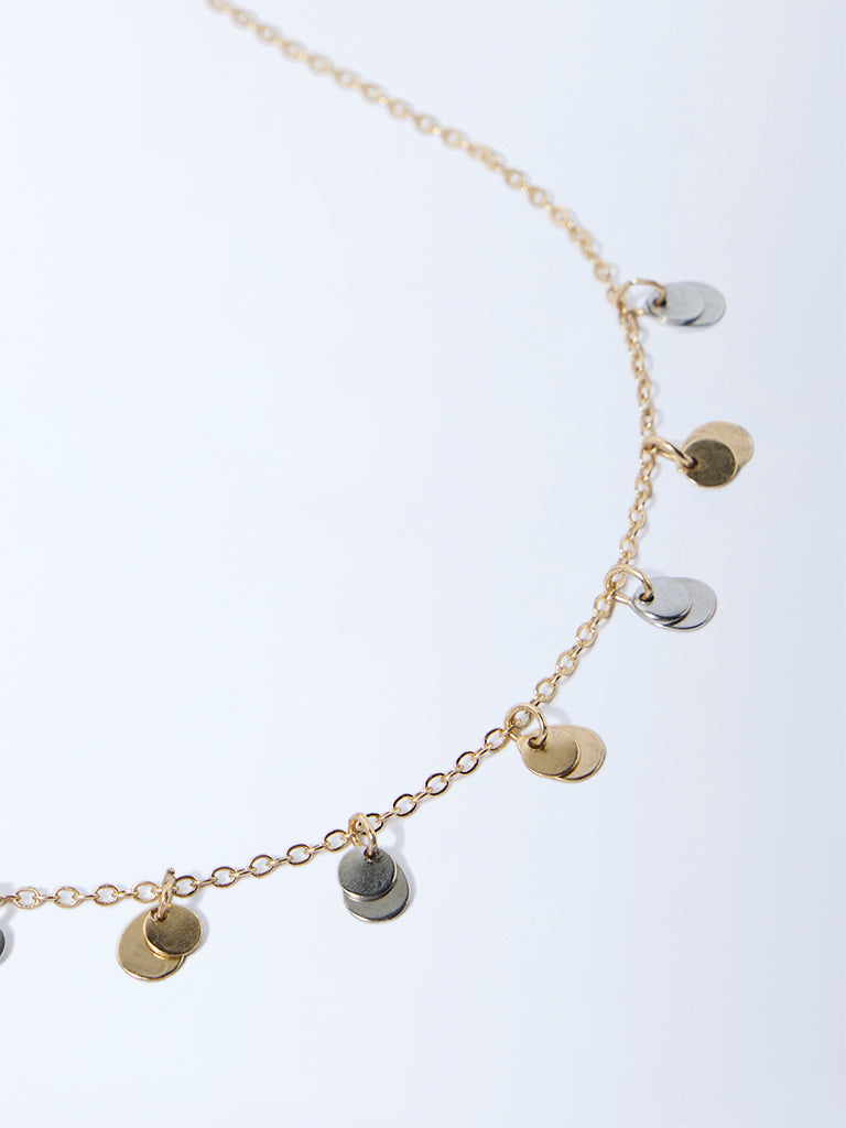 Westside Accessories Gold and Silver Dainty Chain Necklace