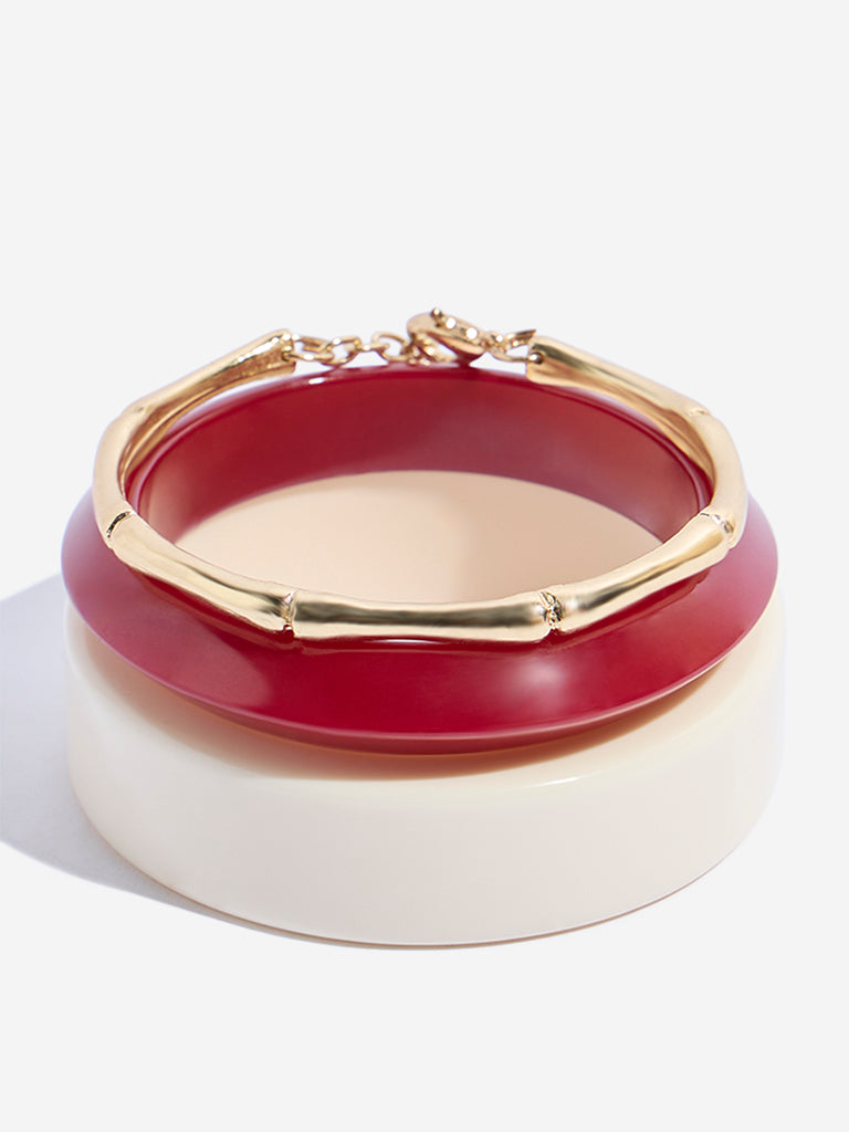 Westside Accessories Multicolour Bangles Set - Pack of 3