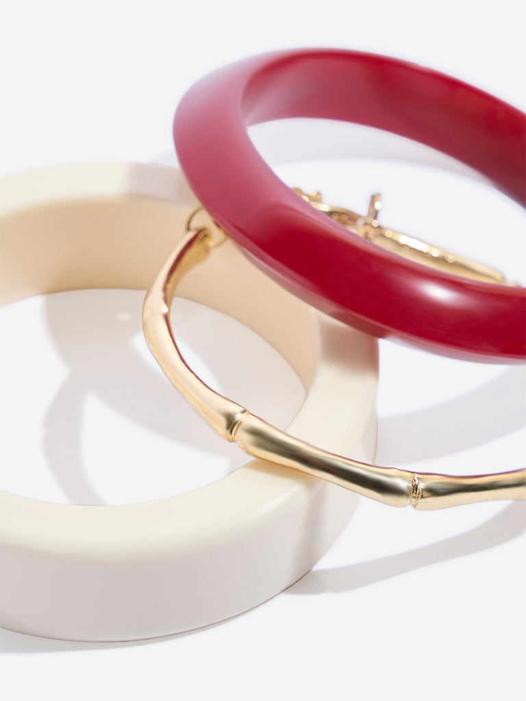 Westside Accessories Multicolour Bangles Set - Pack of 3