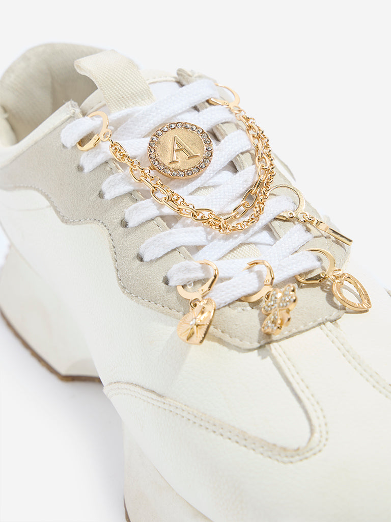 Westside Accessories Gold Shoe Charms - Set of 6