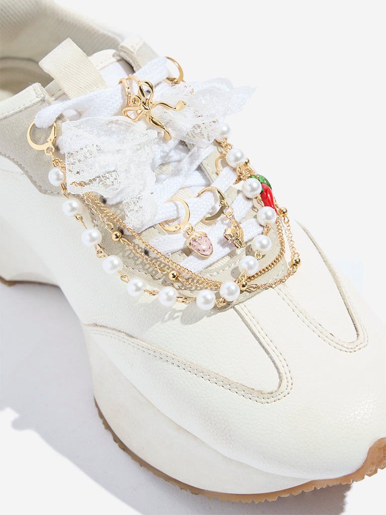 Westside Accessories Gold Assorted Multi Shoe Charms - Pack of 6