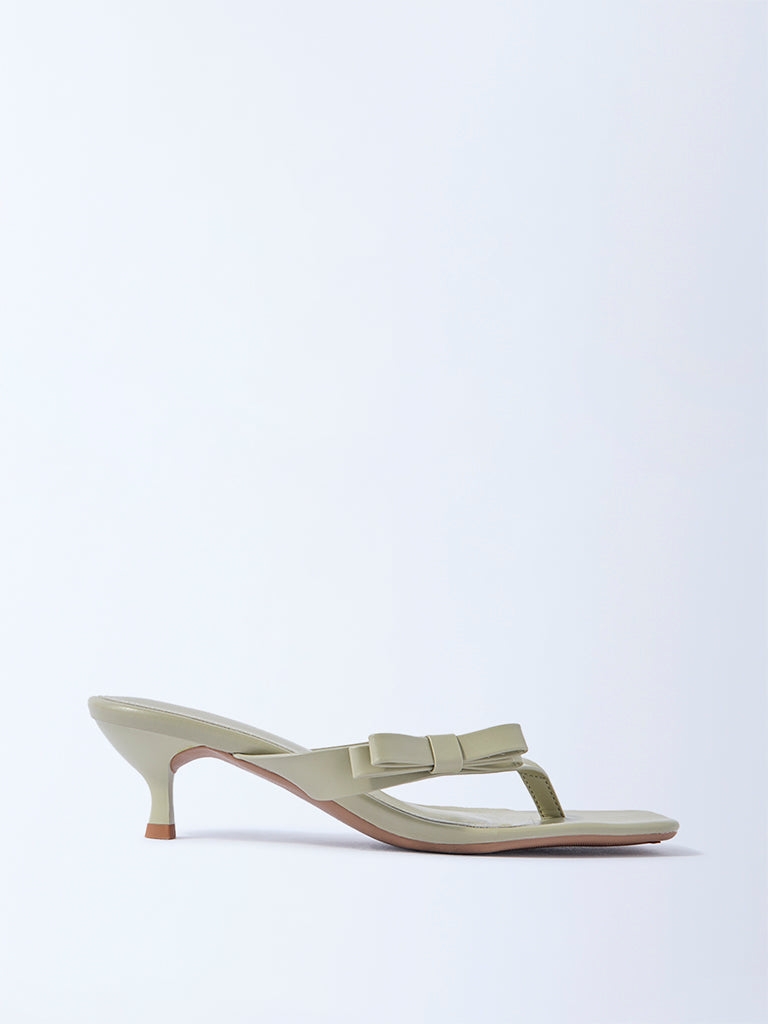 LUNA BLU Sage Bow-Detailed Sandals
