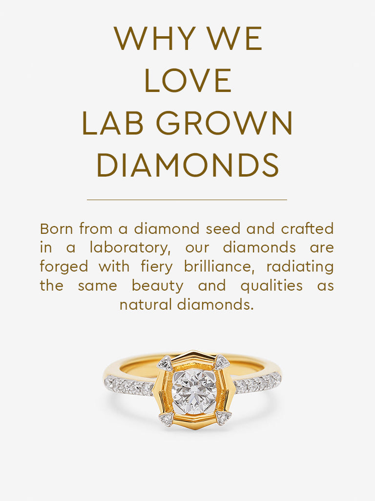 Westside X Pome Sculpted Lab Diamond Ring