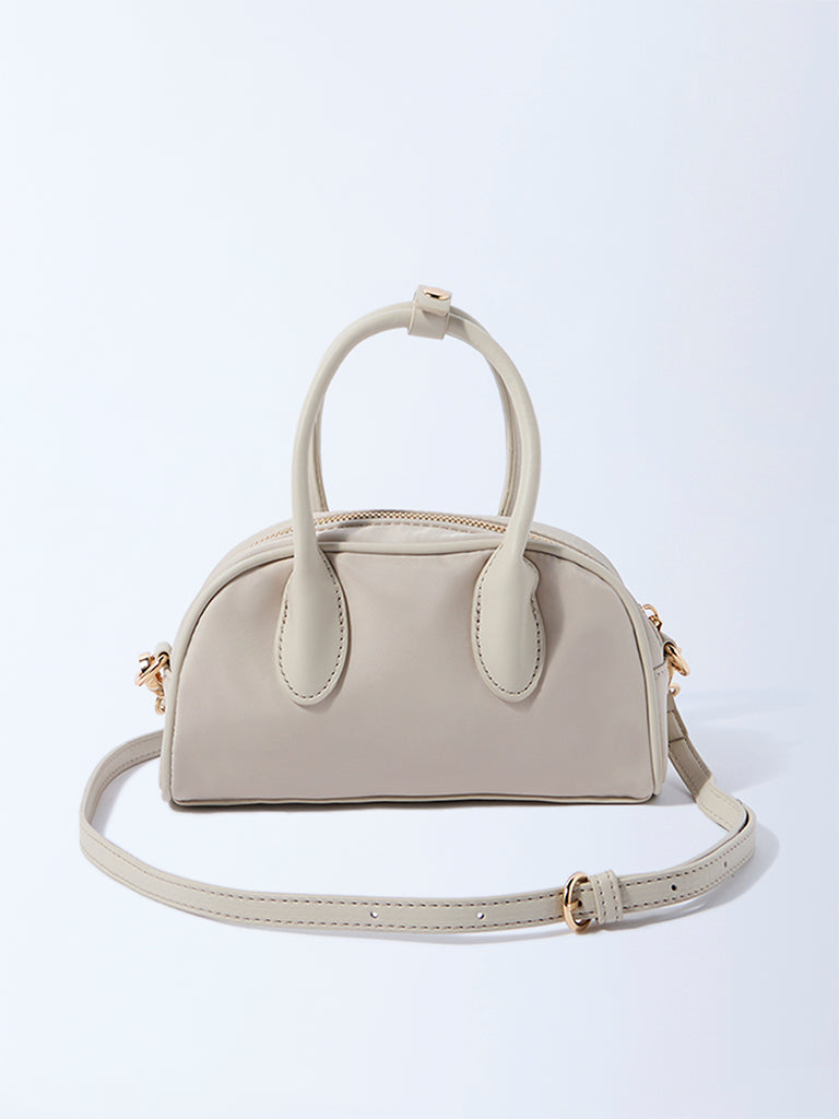 Westside Ivory Bowling Sling Bag