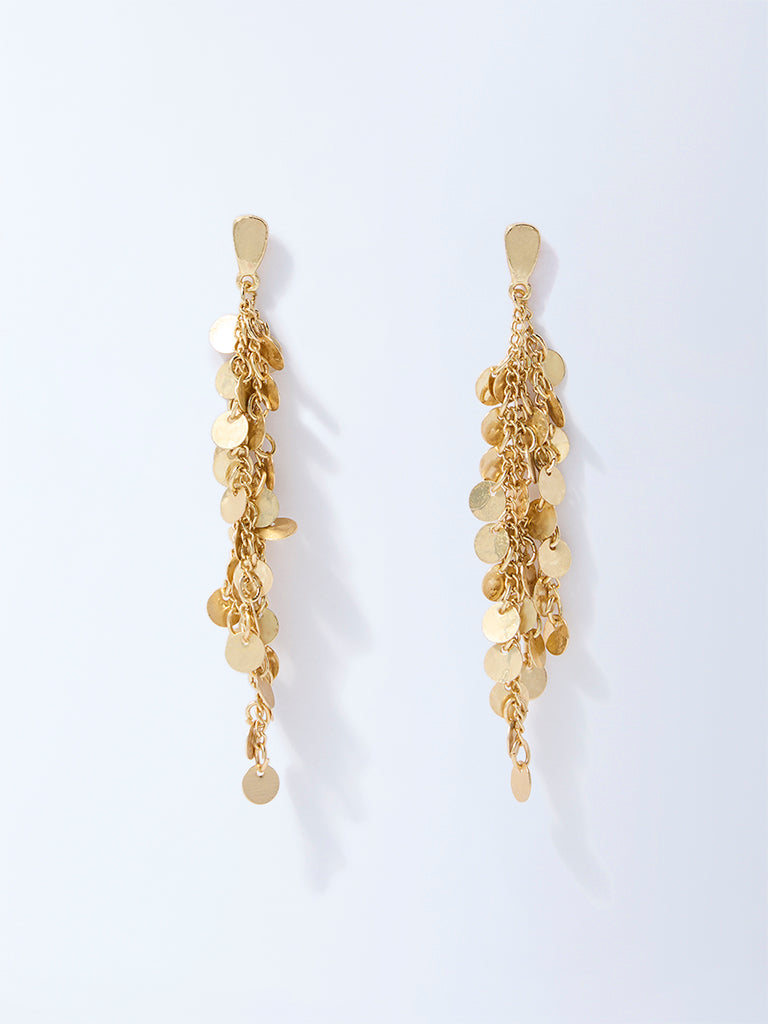Westside Accessories Gold Dangler Earrings