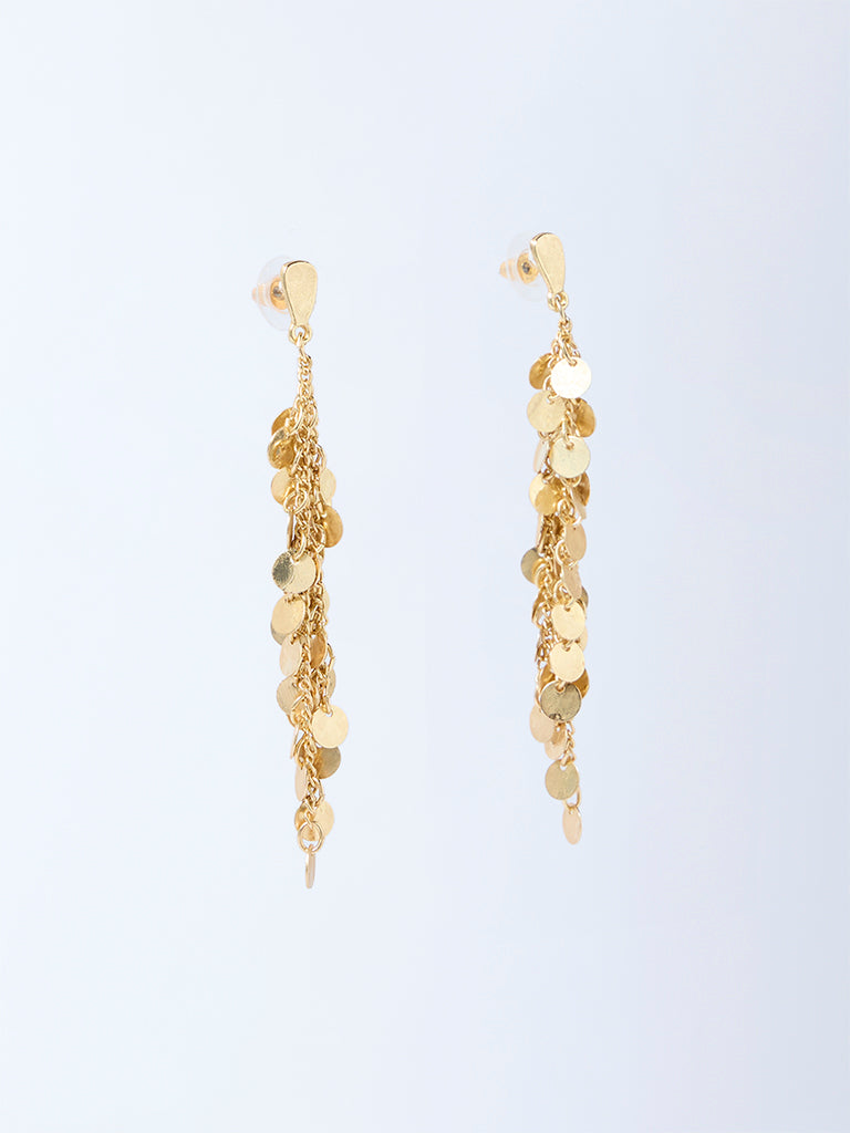 Westside Accessories Gold Dangler Earrings