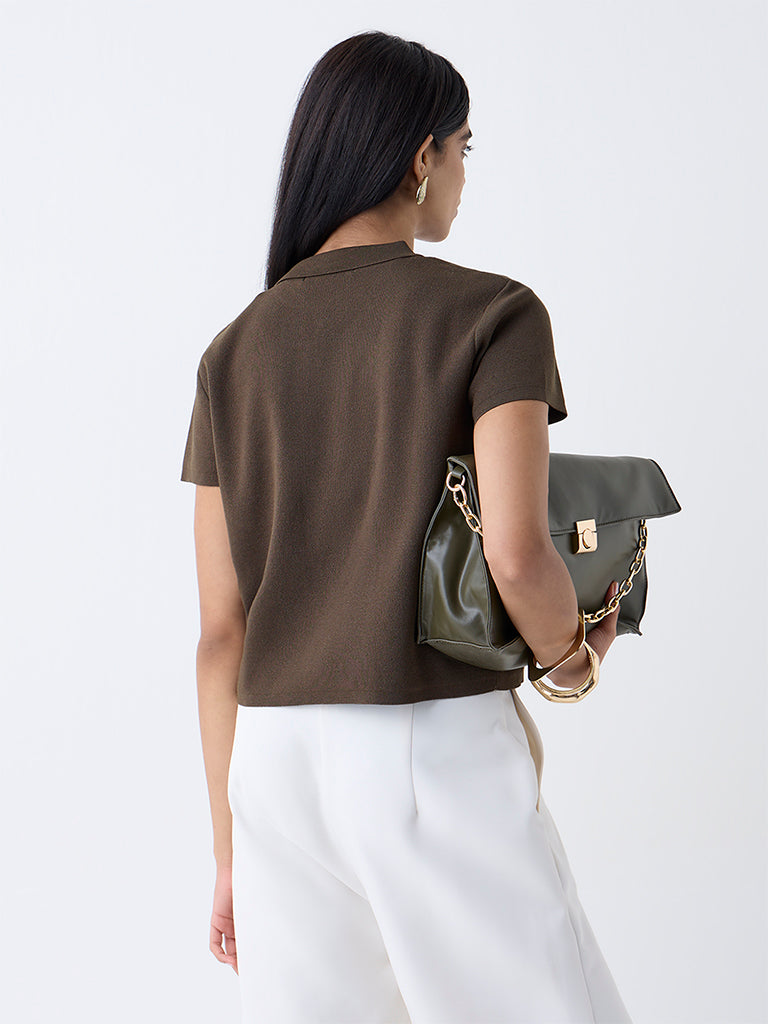 Wardrobe Olive Solid Top