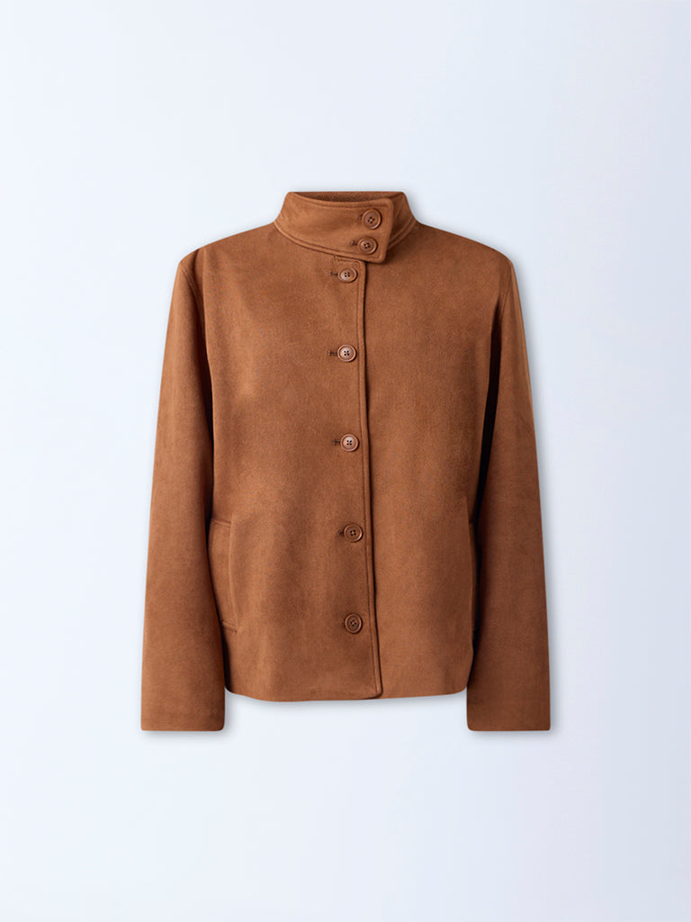 LOV Tan Suede Jacket
