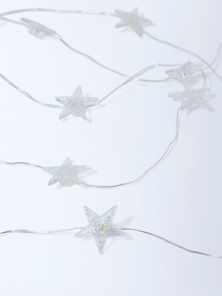 Westside Home White Star String Lights Christmas Decoration