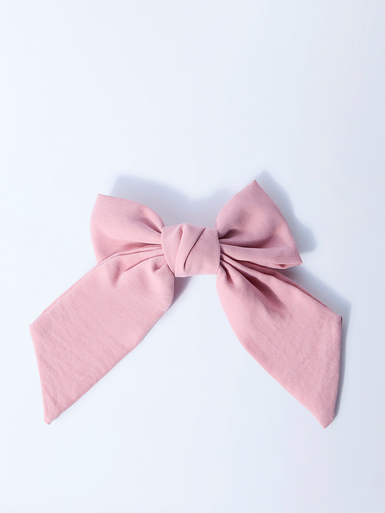 Studiowest Dusty Pink Bow Design Hair Clip